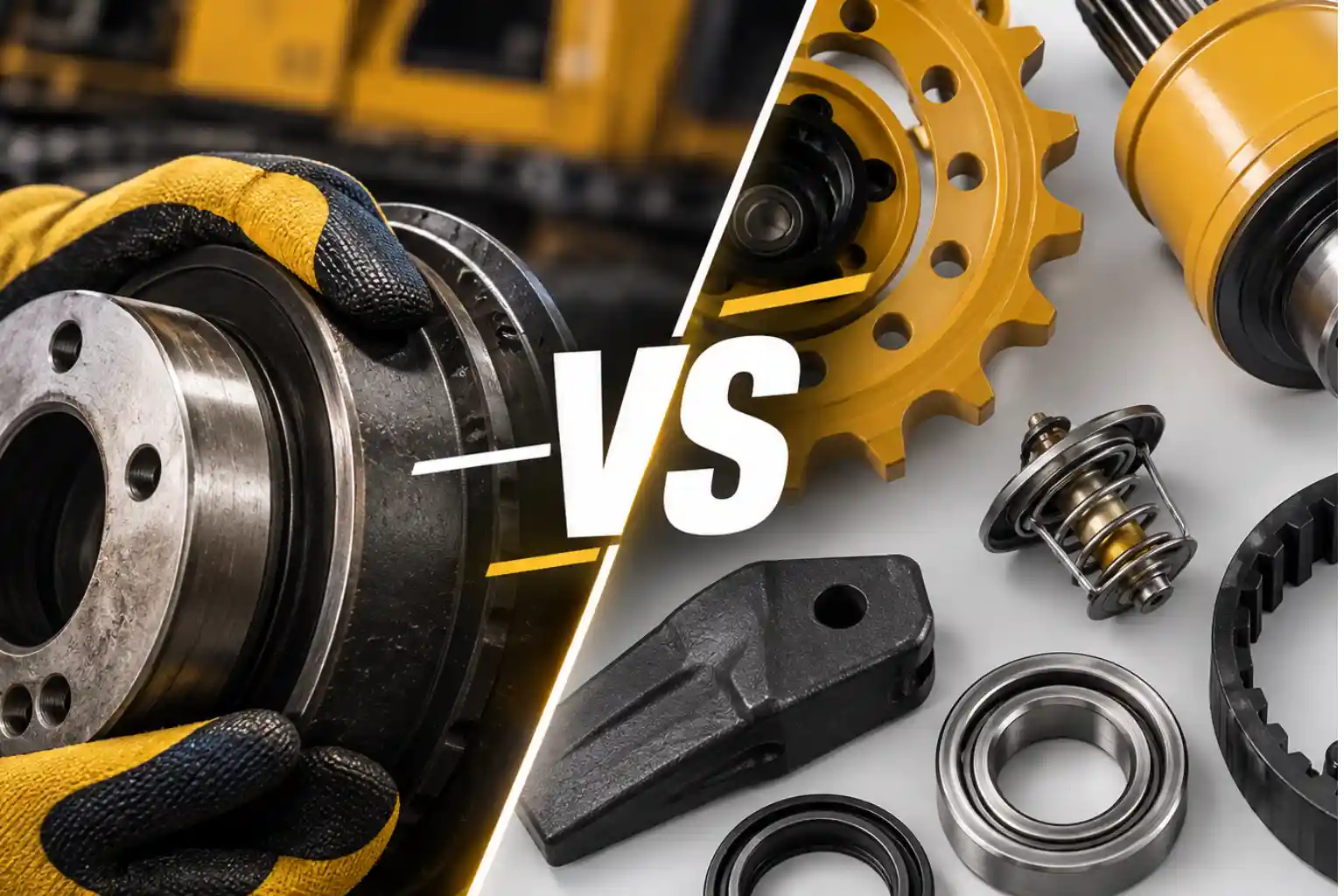 OEM vs Aftermarket Excavator Parts: How to Choose the Right Fit